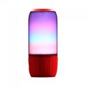 V-TAC SMART HOME VT-7456 Lampada da tavolo LED 6W multifunzione RGB con speaker bluetooth corpo rosso - sku 8571