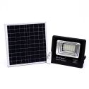 V-TAC VT-60W 60W LED Solar floodlight with IR remote control day white 4000K Black body IP65 - 8575