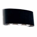 V-TAC VT-846 6W LED Wandlamp COB x 6pcs neutralweiß 4000K Aluminum sand schwarz Körper IP54 - SKU 8616