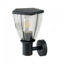 V-TAC VT-835 Garden Wall Lamp Facing Up Stainless Steel dark grey body Holder E27 IP44 - sku 8628