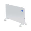 V-TAC VT-2002WRD 2000W Glas Konvektorheizung LCD-Display mit Touchscreen-Timer-Funktion + IR-Fernbedienung weiß aluminium IP24 - sku 8663