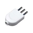 V-TAC Electric Wire Plug 10A 2P+T Italian standard screw terminals PC White - sku 8717