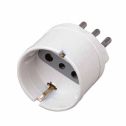 V-TAC schuko plug adapter 10A to plug 10A 2P+T Italian standard  - sku 8719