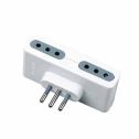 V-TAC Multiple plug adapter outlet 4 plug 10A 2P+T Italian standard - sku 8725