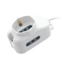 V-TAC Rallonge électrique multiprise 1 Schuko bypass 10/16A + 2 prises bypass 10/16A norme italienne - sku 8733
