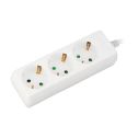 V-TAC VT-1103-3 Power Strip 3 Schuko Outlet 16A EU standard 3680W 3mt cable - sku 8755