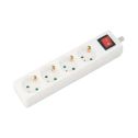 V-TAC VT-1114-2 Rallonge électrique Multiprise 4 x Schuko 16A EU standard 3680W câble 1,5m avec interrupteur on/off - sku 8764