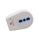 V-TAC adapter outlet 1 plug 10/16A Italian standard surge protector - sku 8832