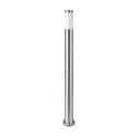 V-TAC VT-838 ground fixing Wall bollard lamp 110cm with stainless steel satin nickel body IP44 holder 1xE27 - sku 8962