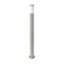 V-TAC VT-838 Applique fixation au sol 110cm avec corps nickel satiné en acier inoxydable IP44 1xE27 - sku 8962