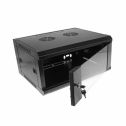 Armadio Rack pensile Nero RAL9004 19" 4U 450mm