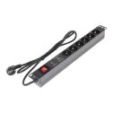 PDU RACK 1U 19" - 90L19-6VP