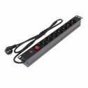 PDU RACK 1U 19" - 90L19-7F