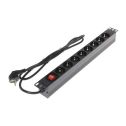 PDU RACK 1U 19" - 90L19-8