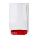 12V Self-powered external siren 115dB  LED tamper protection abs white