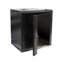 Hanging Rack Cabinet Black RAL9004 19" 12U 450mm