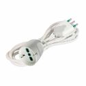 Cordon de brassage linéaire 3m Prise italienne std. 2P+E 10A italien-double-taille/allemand std. 2P+E 10A Fanton 92080