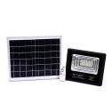 V-TAC VT-40W 40W LED Solar floodlight with IR remote control cold white 6000K Black body IP65 - 94008