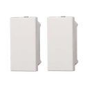 Falso polo compatibile Bticino Axolute colore bianco confezione 2pcs Ettroit AB0100