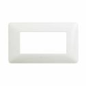 Plaque Matix 4 modules - Blanc AM4804BBN