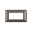 4-Modul-Abdeckplatte AM4804MIR - iron - Bticino MATIX-Serie