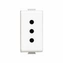 Italienisch Standardbuchse 2P + T 10A 250V AC - weiß Bticino Matix AM5113
