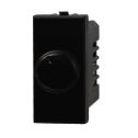 Dimmer regolatore a manopola compatibile Bticino Axolute per carichi resistivi 100W-1000W colore nero Ettroit AN1301