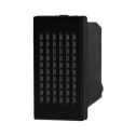 Sonnerie de bronze 6A 230V compatible Bticino Axolute couleur noir Ettroit AN1601