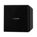 Bouton 2P 16A compatible Bticino Axolute couleur noir Ettroit AN3402