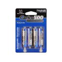 Batterie ricaricabili pronte all'uso 4pcs standard stilo AA - 1500mAh Carica500 Beghelli