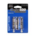 4pcs Ready-to-use rechargeable batteries Standard AAA - 800mAh Carica500 Beghelli