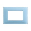 Placca Bticino matix 3 moduli turchese - AM4803CAR