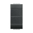 Pulsante Bticino Livinglight pulsante ax 1P NO 10A 1m antracite L4055N