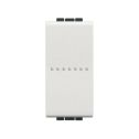 Pulsante Bticino Livinglight ax 1P NO 10A 1m bianco N4055N