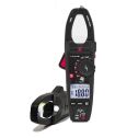 Professional amperometric clamp meters 1000A AC/DC TRMS measurements with phase detector and flashlight Uniks C122