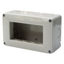 Ettroit EV2504 caisson extérieur hydrobox 4 modules boîtier 504 IP40 compatible VIMAR PLANA