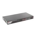 Hikvision DS-3E1318P-EI Switch di rete 16 Porte PoE + 2 Porte Gigabit Combos 10/100/1000Mbps 230W Gestionabile