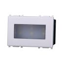 Lampe encastrable LED 2.4W 220V blanc chaud 3000K compatible Vimar Plana couleur blanc Ettroit EV0323