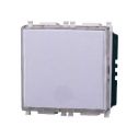 Taster mit Namenschild 2P 10A 250V kompatibler Vimar Plana Weiß farbe Ettroit EV1901