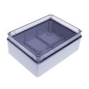 Sealed junction box rectangular and transparent lid with screws 150x110x70mm with smooth walls IP56 FAEG - FG13525