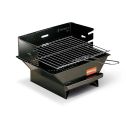 Ferraboli Barbecues minigrill au charbon de bois pour de table portable avec tiroir pour cendre