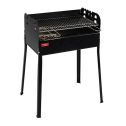 Ferraboli Barbecue Ledro mit 58 x 37cm verchromten grillrost doppeltes kohlebecken