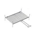 Ferraboli graticola doppia Grilles doubles chromée 50x35cm avec poignée pour barbecue / cheminée