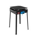 Ferraboli Barbecue Plancha Gas mon con piastra in acciaio smaltato da 38×38cm e raccoglitore grassi