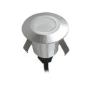 Lampe encastrable Century PAVI 1W 70LM blanc neutre 4000K rond Ø40mm aluminium satiné IP65 IK06 - MP-014040