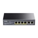 Switch Non Manageable 4 Ports PoE + 2 Ports Uplink 10/100Mbps 60W Cudy FS1006P