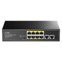 Switch Non Manageable 8 Ports PoE + 2 Ports Uplink 10/100Mbps 120W Cudy FS1010P