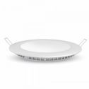 V-TAC VT-1207 MINI Pannello LED a incasso rotondo 12W + alimentatore 97lm/W bianco naturale 4000K sku 214858