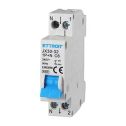ETTROIT Interruttore magnetotermico 1P+N 6A 4.5Ka 220V 1 Modulo DIN JX150640