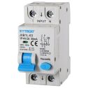 Interruttore magnetotermico Differenziale 1P+N 6A 4.5kA 30mA 220V 2 Moduli DIN Ettroit JXB1L-63-1P+N-6A